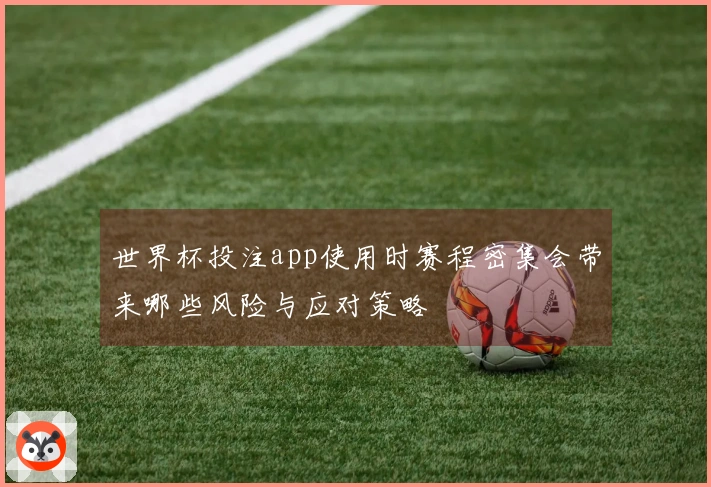 世界杯投注app使用时赛程密集会带来哪些风险与应对策略