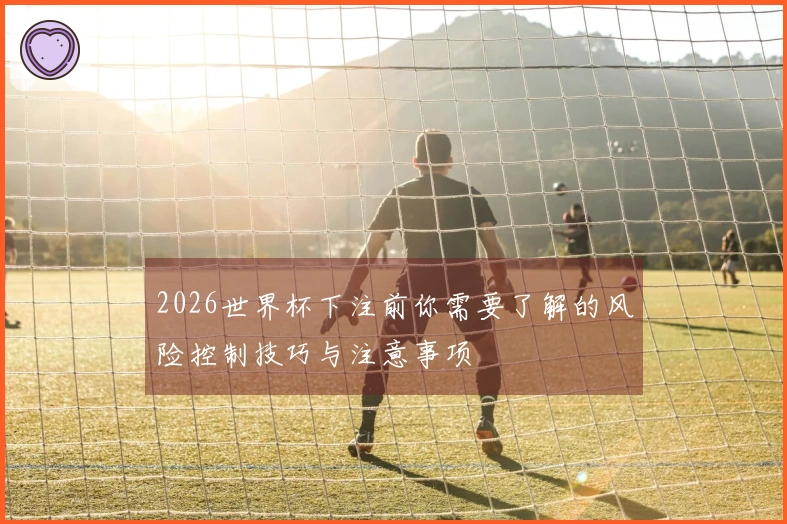 2026世界杯下注前你需要了解的风险控制技巧与注意事项