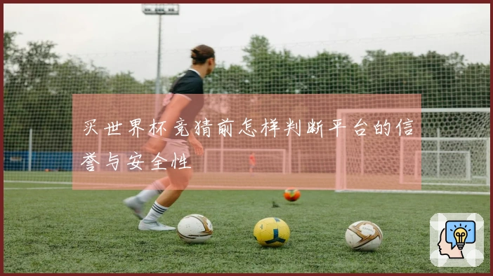 买世界杯竞猜前怎样判断平台的信誉与安全性