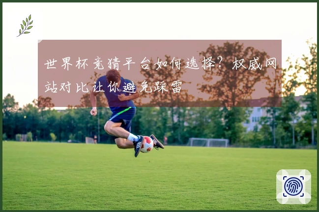世界杯竞猜平台如何选择？权威网站对比让你避免踩雷
